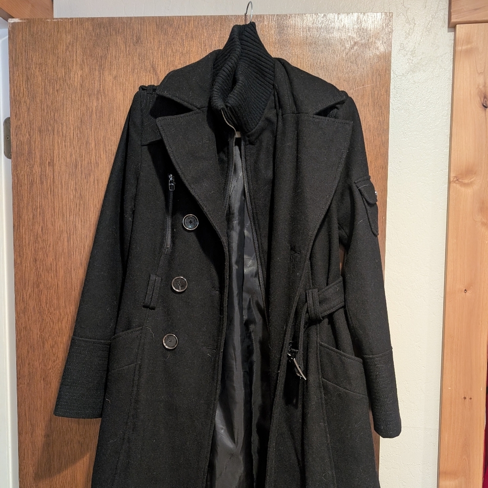 Miss Sixty Black Trench Coat